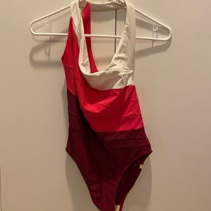 NWOT Summersalt The Sidestroke one-piece one shoulder bathing suit